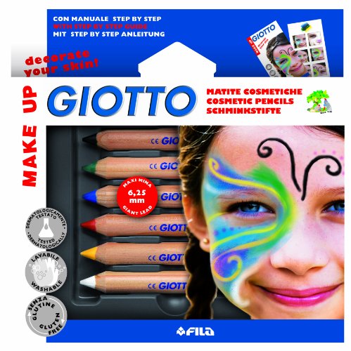 Produkt-Bild: LYRA 4702 00 Kosmetikstifte Giotto Make Up Basic 6 Kinderschminkstifte mit Anleitung
