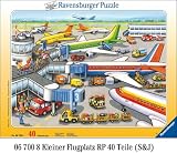 Kleiner Flugplatz. Puzzle mit 40 Teilen. Rahmenpuzzle ab 4 Jahren - 