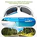 Torege Polarized Sports Sunglasses For Cycling Running Fishing Golf TR90 Unbreakable Frame TR011 (Titanium silver)