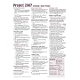 Microsoft Project 2007 Creating a Basic Project Quick Reference Guide (Cheat Sheet of Instructions, Tip & Shortcuts - Laminated)