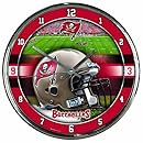 NFL Tampa Bay Buccaneers Chrome Clock