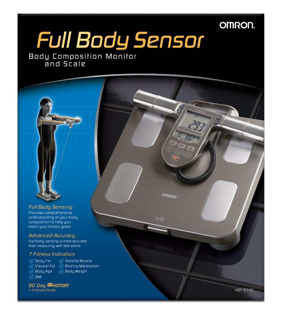 Omron Body Composition Monitor with Scale 7 Fitness Indicators & 90