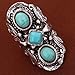 YAZILIND Vintage Oval Square Ethnic Ring