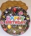 Gourmet Food : Scott's Cakes 2 1/2 lb. Peanut Butter Cookies in a Large Happy Birthday Tin
