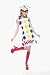 Twister Game Adult Halloween Costume Size Medium 8-10(B779a-b)