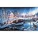 Bits and Pieces – Large 300 Piece Glow in The Dark Jigsaw Puzzle for Adults – All is Bright by Artist James Meger - Winter Holiday Landscape Jigsaw Puzzle, Completed Puzzle Size: 18