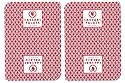 1 Deck Caesars Palace Casino Playing Cards Used In Real Casino - Free Bounty Button Kit