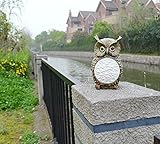 RioRand®　ledソーラーセンサーライト ふくろう 防水 太陽光発電 ガーデンライト led ソーラー屋内/屋外 太陽光発電 ランプ　暗くなると自動点灯