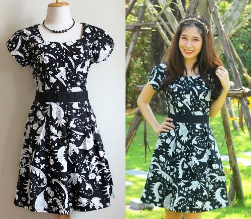 J2235 Vintage Babydoll Retro Sweet Spring Hippie Gypsy Disco Emo Fashion Gothic Goth Lolita Summer Sun Casual Party Prom Cocktail Black Dress Size S M
