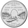 2003-P Missouri BU State Quarter