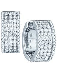 1.67CTW DIAMOND FASHION HOOPS