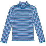 The Childrens Place Girls Creek Striped Knit Turtleneck
