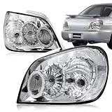 2002 - 2003 Subaru WRX Chrome Housing Clear Tallights by Unknown
