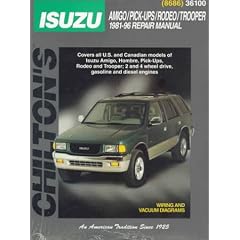 Chilton's US Isuzu Amigo/Pick-Ups/Rodeo/Trooper 1981-96 Repair Manual