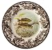 Spode Woodland North American Fish 10-1/2-Inch Dinner Plate, Large Mouth Bass