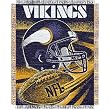 Minnesota Vikings NFL Triple Woven Jacquard Throw (Spiral Series) (48"x60")
