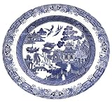 Churchill China Royal Wessex Blue Willow 12-Inch Charger Plate / Round Platter