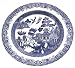 Churchill China Royal Wessex Blue Willow 12-Inch Charger Plate / Round Platter