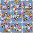 b. dazzle, inc. Kites Scramble Squares Puzzle