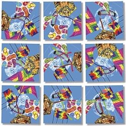 b. dazzle, inc. Kites Scramble Squares Puzzle