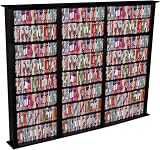 The COLOSSUS CD/DVD/VHS Floor Rack in Black