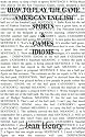 How To Play The Game: American English Sports & Games Idioms