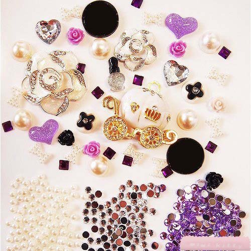 MINI KITTY DIY 3D Bling flower Rhinestone Pumpkin car Cell Phone Case Resin Flat back Kawaii Cabochons Deco Kit / Set ,cellphone diy Valentine's Day Lovers Easter best unique creative cool gift for iphone 4 4S ,iphone 5 5c 5G,for iphone 6 iphone 6 plus for samsung note 4 samsung s5 mini s5 i9600 for samsung galaxy s3 i9300 ,for samsung galaxy s4 i9500 for sony/htc/nokia/google etc