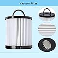Podoy Washable Reusable Vacuum Filter Replacement