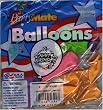 Happy Birthday Balloons with Flowers Design - Package of 8