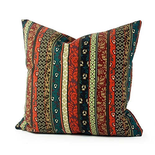 Moroccan wedding pillow - striped