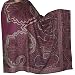 Unique Gift for Her Paisley Wool Embroidered Shawl 84 x 40 inches (psley389)