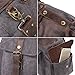 Weekender Overnight bag Canvas Genuine Leather Travel Duffel Bags for Men and Women