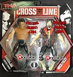 MICK FOLEY & SAMOA JOE - CROSS THE LINE 2-PACKS 1 TNA TOY WRESTLING ACTION FIGURES