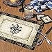 CounterArt Hardboard Placemat, Fleur de Lis Damask, Set of 2
