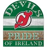 Wincraft St. Patrick's Day New Jersey Devils Pride Of Ireland Wood Sign