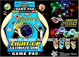 Blue ODYSSEY Light-Up NIGHT ULTIMATE Flying Disc GAME PAC - LED Powered GLOW DISC by Black Jax Sports