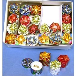 48 Metallic Ring Jewelry Display Gift Boxes Wholesale