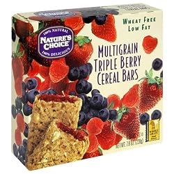 Nature's Choice Triple Berry Multigrain Cereal Bars, 6-Count Boxes (Pack of 12)