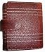 Mens / Teen Boys Authentic Leather Tri-Fold Wallet with 3 ID Windows ( Black & Brown ...