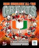 University of Miami Hurricanes - All Time Greats NCAA 8x10 Photo