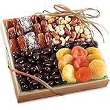 Santa Cruz Dried Fruit Tray with Savory Nuts Gift Tray