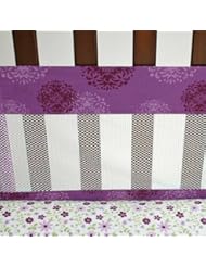 Baby Product: NoJo Secure-Me Mesh Crib Liner, Pretty In Purple - NoJo