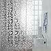Eforgift Eco-Friendly 12 Gauge PVC Shower Curtains Mildew Resistant Waterproof ,Bathroom Curtain Liner, Stone Clear (72 Inch By 72 Inch)