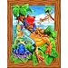 MINI Frogs 100pc 7x9 Inch Jigsaw Puzzle by Colbert Gauthier