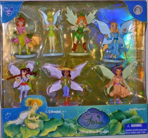 Disney Fairies with Tinker Bell WDW Figurine Figure Set