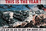 Art Poster, This is the Year: It's Up to Us to Let 'Em Have It! - 27.5 x 18.75