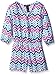 Limited Too Girls' Aztec 3/4 Sleeve V-Neck Wrap Front Romper