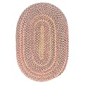 Twilight Rosewood Oval Braided Rug