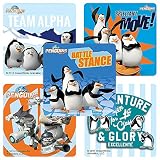 Penguins of Madagascar Stickers - Birthday and Theme Party Favors - 75 per Pack