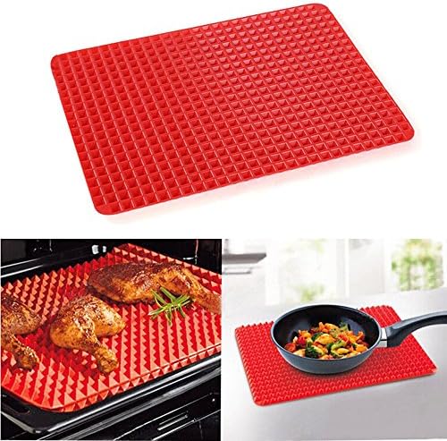 Buedvo Silicone Non-stick Healthy Cook Baking Mat , Trimmable Baking Sheet 16"x11"